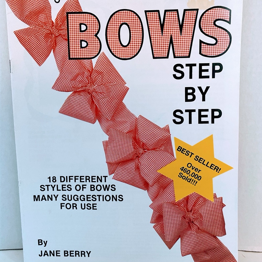 Vintage 1980’s Bows Step by Step Book by Jane Berry